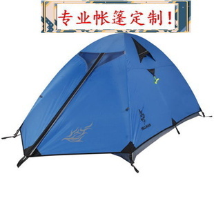 專業定制 雙人雙層鋁桿防水透氣帳篷與多功能天幕